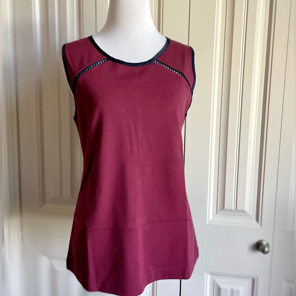 J. CREW Burgundy Top